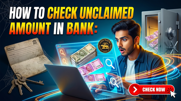 How to Check Unclaimed Amount in Bank